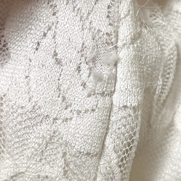 DRESSBARN Ivory Ruffle Tank Blouse Size 18/20 - Picture 9 of 10